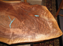 Highly-Figured Walnut Console 1 small