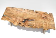Ambrosia Maple Burl Coffee Table 4 small