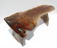 Highly-Figured Walnut Stump Coffee Table 1 small
