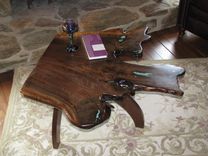 Walnut Stump Coffee Table 2 small