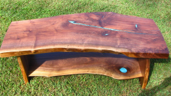 Walnut Coffee Table With Lower Shelf 1 small