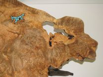 Curly Burl Maple Coffee Table 4 small