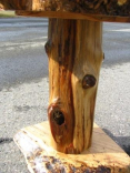 Red Oak Burl End Table 4 small