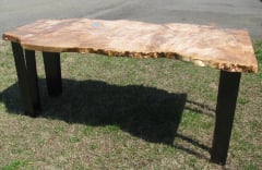 Live Edge Silver Maple Burl Desk 1 small