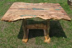 Live Edge Ambrosia Maple Dining Trestle Table 2 small