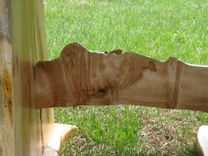 Live Edge Ambrosia Maple Dining Trestle Table 3 small