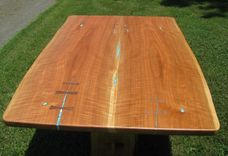 Curly Cherry Dining Table 2 small