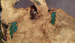 Live-Edge Console In Burl Maple 3 small