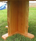 Round Cherry Dining Table 3 small