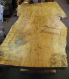 Single-Slab Burl Maple Dining Table 2 small