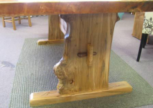 Single-Slab Burl Maple Dining Table 5 small