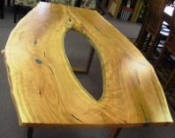 Stunning Curly Cherry Dining Table 1 small