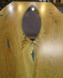 Stunning Curly Cherry Dining Table 4 small