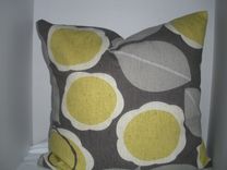 20 X 20 Square Pillow Covers Designs- Cotton Green, Dark And Light Gray 1 small