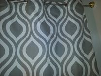 Geometric Design Shower Curtain 1 small
