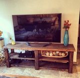 6ft Rustic Barn Style Tv Stand / Sofa Table / Entrance Table 2 small
