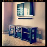 6ft Rustic Barn Style Tv Stand / Sofa Table / Entrance Table 3 small