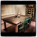 Rustic Dining Table W 2 Benches // Indoor Outdoor // Rustic Furniture // Rustic Decor 4 small