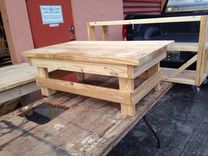 Rustic Coffee Table // Solid Wood // Handmade // Color Of Your Choice 3 small