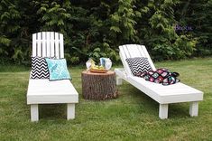 Simple Outdoor Chaise Lounge 1 small