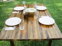 Reclaimed Wood Dining Table 2 small