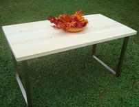 Wide Plank Industrial Table Or Desk 2 small