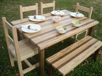 Walnut Oak Wormy Maple And Cherry Butcherblock Dining Table 1 small