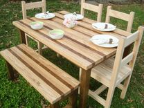 Walnut Oak Wormy Maple And Cherry Butcherblock Dining Table 3 small