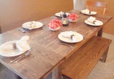 Harvest Table And Benches With Extensions 3 small