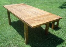 Harvest Table And Benches With Extensions 1 small