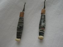 Paper Bead Earrings 4 small