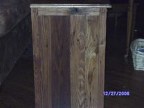 Wormy Chestnut Floor Model Cabinet 2 small