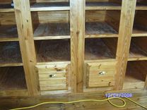 Built-In Bookcases With Two File Cabinets 2 small