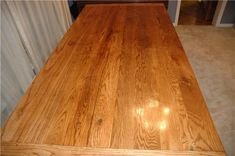 Solid Red Oak Farm Table 1 small