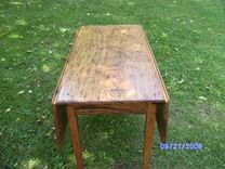 Wormy Chestnut Drop Leaf Table 3 small