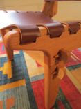 The Sling Chair: A Hand-Crafted Oak And Leather Lounger 3 small
