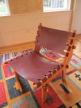 The Sling Chair: A Hand-Crafted Oak And Leather Lounger 4 small