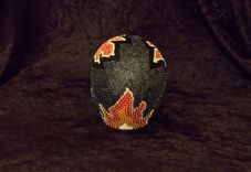 Beaded Skull - Hot Head 2 small