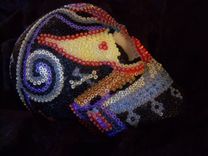 Beaded Skull - Queen Of Hearts 2 small