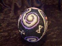 Beaded Skull - Queen Of Hearts 3 small