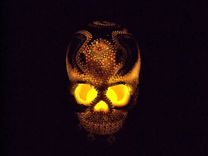 Beaded Skull - Queen Of Hearts 5 small