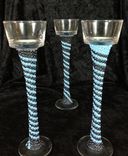 Beaded Candle Holders - Blue Hue Wrap 1 small