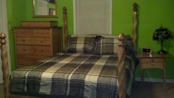 Oak Spiral Bed Post Bed Frame 1 small
