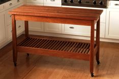 Cherry Kitchen Work Table 2 small