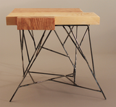 Salvaged Wood Side Tables 3 small