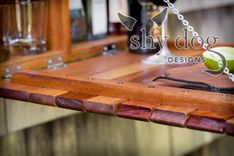 Outdoor Bar,  African Mahogany 4 small