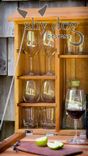 Outdoor Bar,  African Mahogany 6 small
