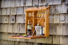Outdoor Bar,  African Mahogany 3 small