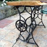 Vintage-Chic Desk, Entry Or Bar Table 1 small