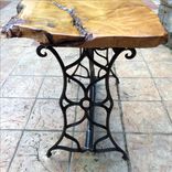 Vintage-Chic Desk, Entry Or Bar Table 5 small